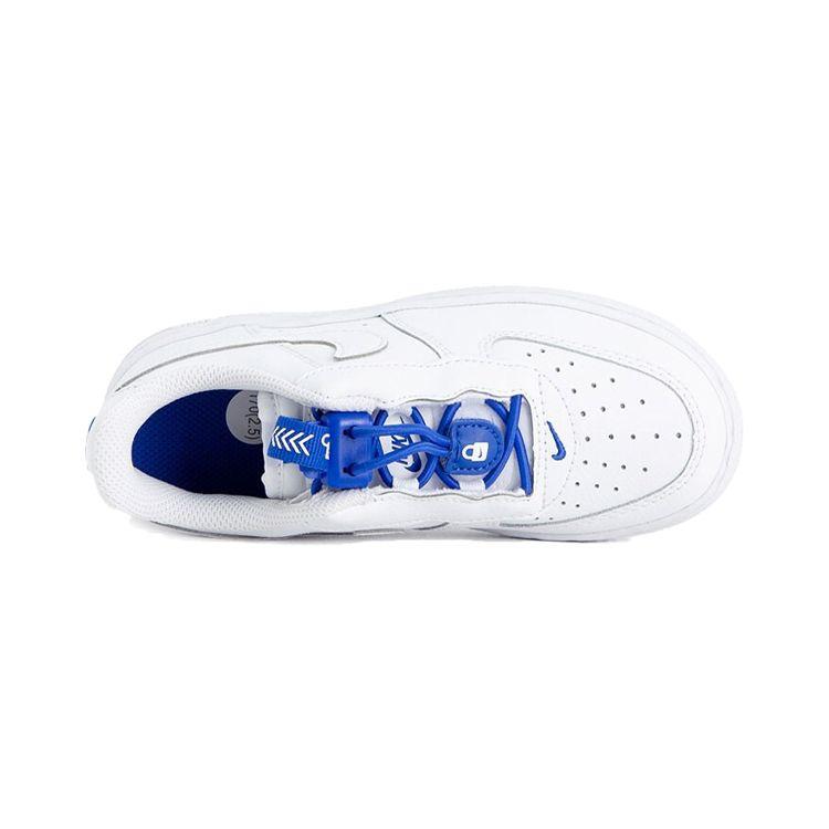 Nike Zapatillas Force 1 Toggle PS blancas Hyper Royal para niños CU5287-100