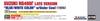 Hasegawa Suzuki Late Model Color Cowl Plastic Model 21739 1/12 RG400 Blue/White w/Under