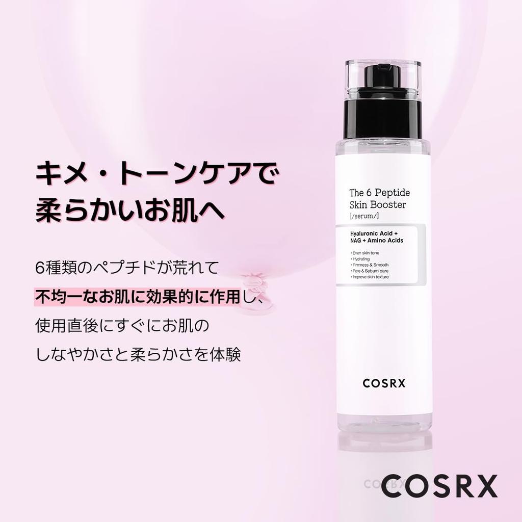 COSRX Peptid Booster Einführungs-Peptid 6 Haut-Booster Große Kapazität Einführungs-Peptid-Toner Hyaluron-Einführung Koreanische Kosmetik Serum,
