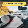 Car Steering Wheel Cover Compatible With Toyota RAV4 2025 2024 2001- Year, Breathable Premium Leather, Anti-Slip Design, B-Style