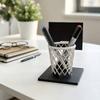Large Capacity Stationery Storage Container 3D Printed Mini Trash Can  Basketball Enthusiast