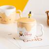 400ml Kreslené Roztomilé Hrnčeky Včielka Hrnček Vianočné Šálky na Kávu Čajová Šálka Originálne a Zábavné Hrnčeky na Darovanie Personalizovaný Darček Cestovný