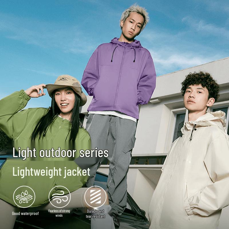 Warrior Unisex Outdoor Waterproof Hooded Jacket