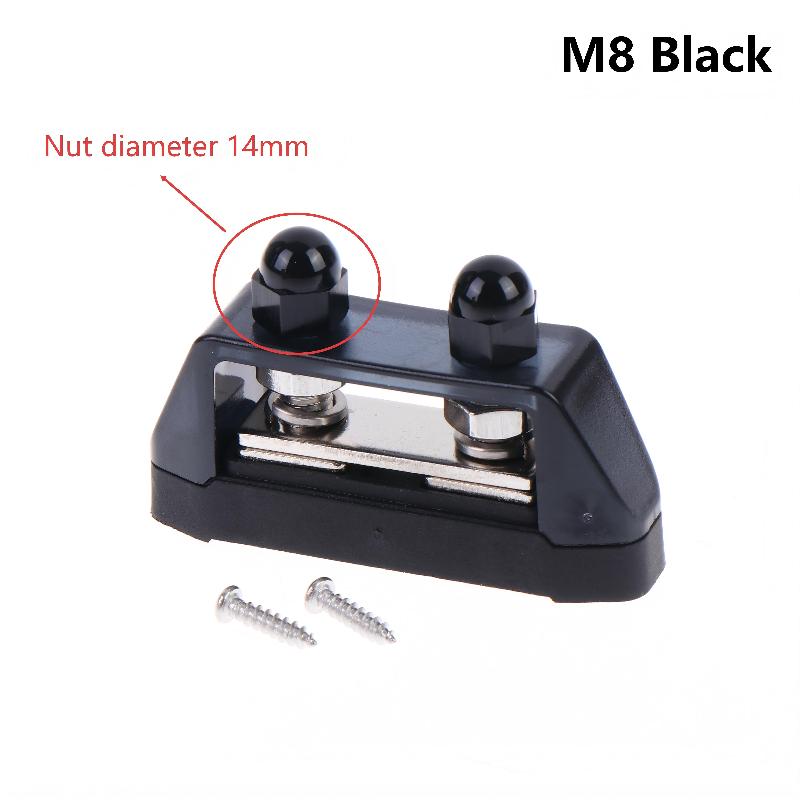 M8 M10 200A Power Busbar Distribution Panel Dc Dual-Stud Battery Terminal Connector Universal For Automotive & Marine