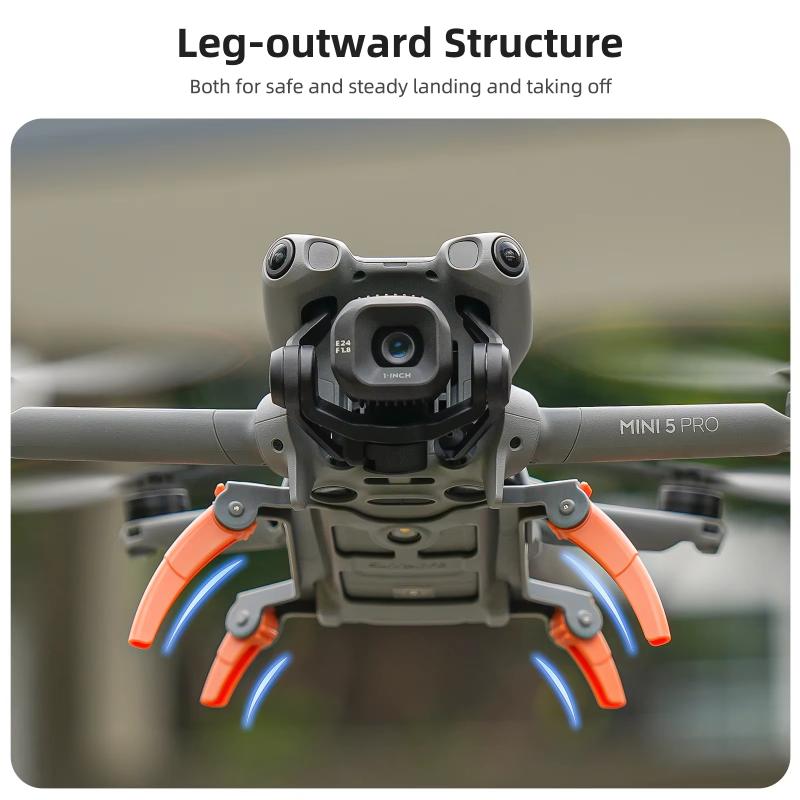 Foldable Drone Landing Gear Elevated Protective Spider Leg Stand Quick Release Support Frame For Drone Takeoff Landing Accessory