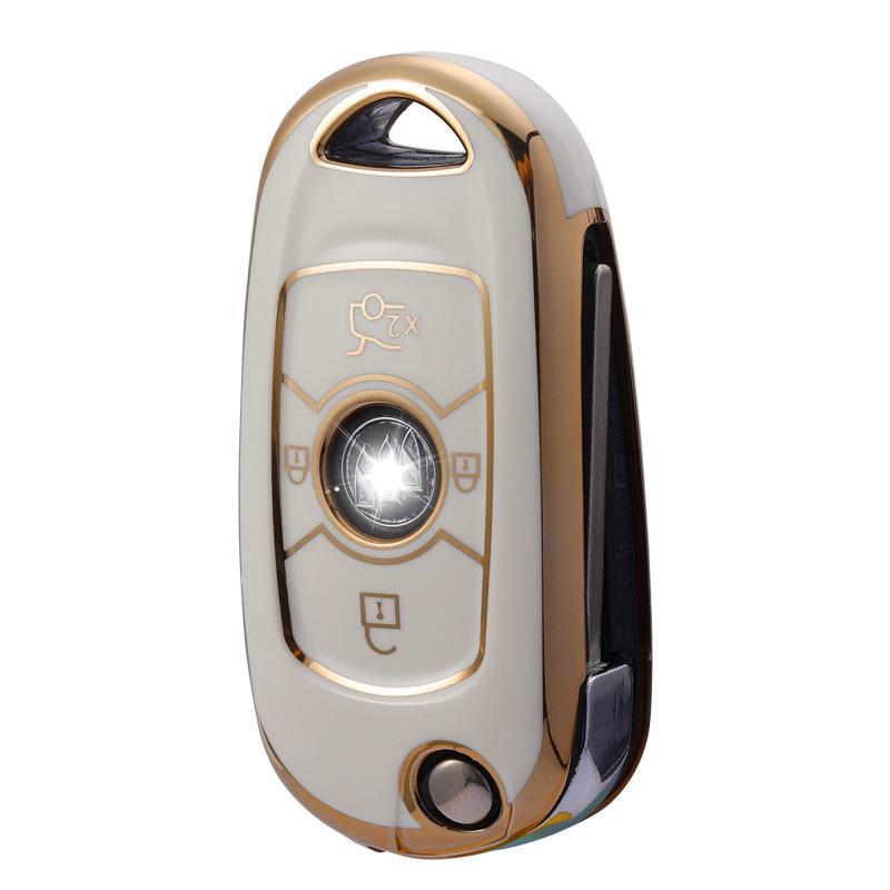 Buick Verano/Excelle Pro Key Cover 2018/2020: Protective Shell with Keychain for Men & Women