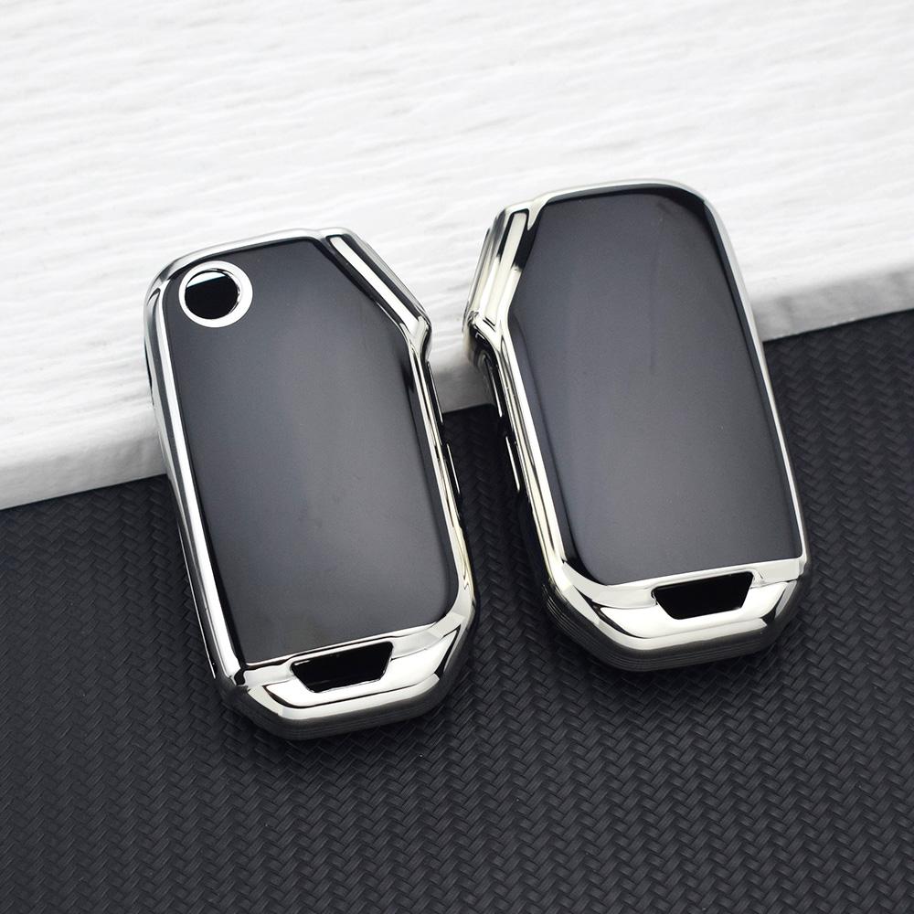 Premium Soft TPU Remote Key Fob Protective Cover for Kia Sportage Seltos K3 Forte Cerato Ceed Sorento 2018-2023 Key Case Rings