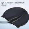 Spot Adult Silicone Swimming Cap Waterproof and Comfortable Ear Protection and Comfortable Silicone Swimming Cap Wholesale