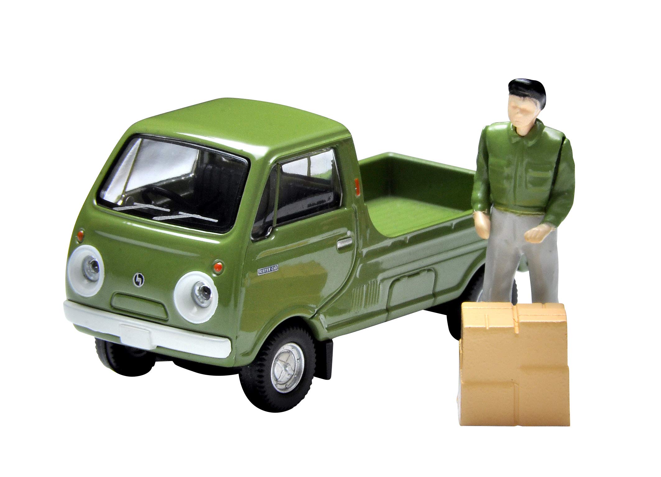 

Tomica Limited Vintage Масштаб Mazda Porter 1973 Готовое изделие 1/64 LV-185a Кабина, Одностороннее открытие, Модель, Зеленый, зелёный