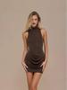 Spring/Summer 2026 European & American Women's Glitter Slim-Fit Sleeveless Short Dress