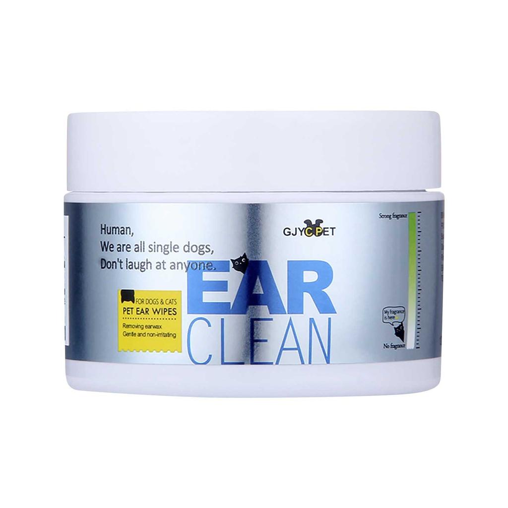 120 Pcs Pet Eye Wet Wipes Cat Dog Tear Stain Remover Gentle Cleaning Wipes Sterile Grooming Cleaning Paper Towels