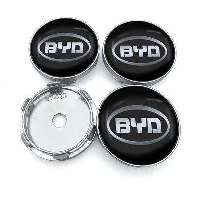 Akcesoria samochodowe 4 szt. 60mm Nakładka na środek koła samochodowego Osłona piasty Emblemat do BYD Song Qin Han EV Tang PLUS Song Pro MAX Yuan Akcesoria