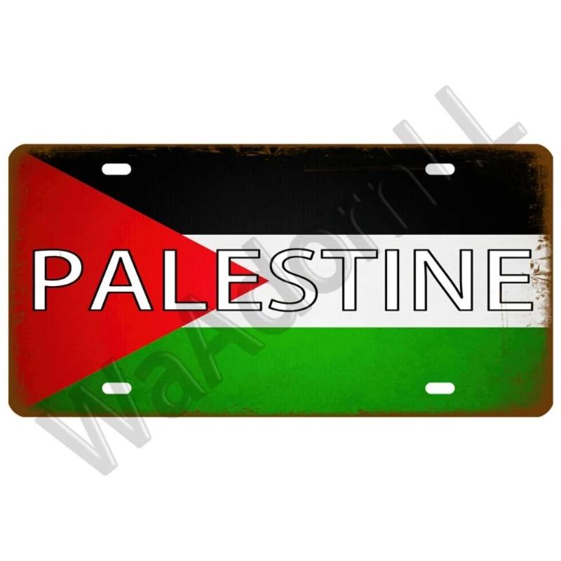 Retro Car 2D Metal Sign, Aluminum Wall Decor 15x30cm