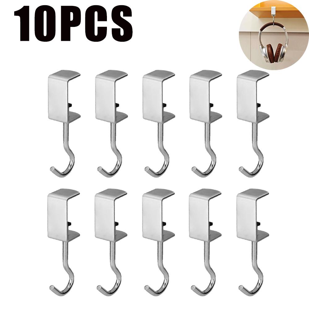 Ultra Durable Student Backpack Hook Adjustable No Adhesive Needed for Home Dorm Office Desk Mount Heavy Duty Hook Organizer
