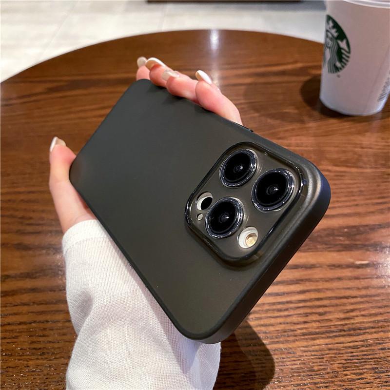 

Applicable To IPhone 15 Mobile Phone Case Protection Case Apple 13 Ultra-thin Frosted Tpu Soft Shell 12pro Fine Hole Full Cover 11 iphone16promax