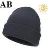Вязаная шапка из толстой пряжи, большой окружности, мужская и женская, для защиты от холода и тепла на открытом воздухе, однотонная, пуловер, с защитой ушей, партия