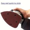 10/50Pcs Mouse Detail Sander - Use 60, 80, 120, 180, 240, and 320 grain sizes for professional results!