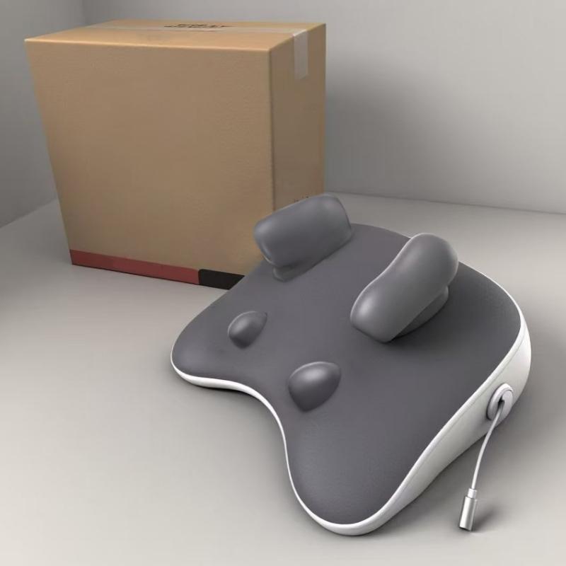 Trapezius Massage Pillow Wireless Electric Car Office Home Massager Heating Waist Neck Leg Cervical Shiatsu Kneading Relaxation
