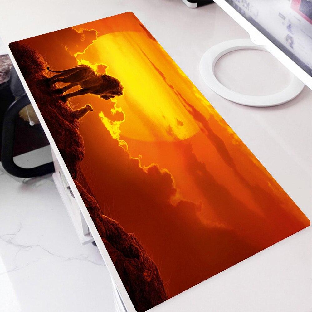 

Аниме Lion Mouse Pad Carpet Pc Игровая клавиатура Mat Настройка Gamer Аксессуары Мышь для компьютера Mausepad Стол Pads Протектор стола