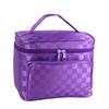 Foldable Jacquard Fabric Large Women's Makeup & Jewelry Travel Toiletry Bag