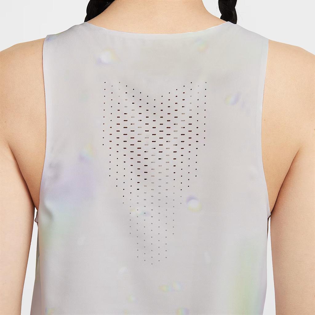 Nike Aeroswift Moisture Wicking Quick Dry Breathable Running Tank Top Women Tops IF3648-101