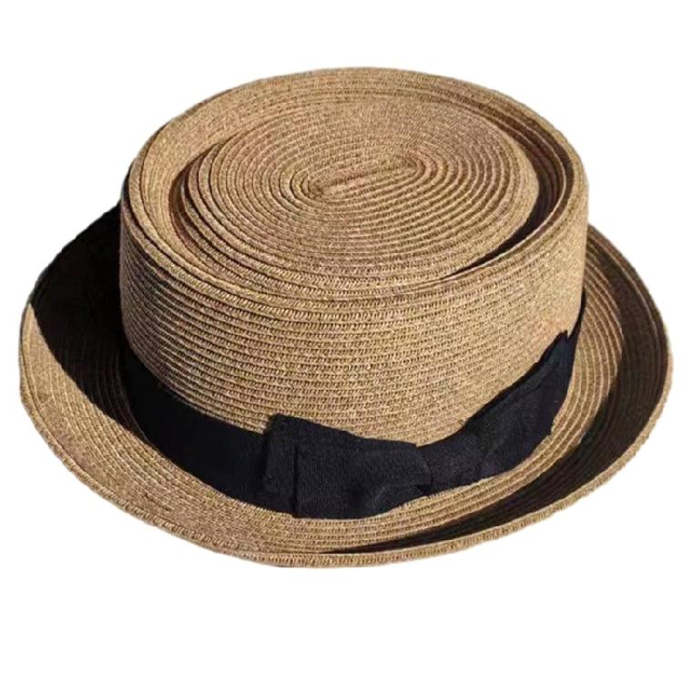 Straw Boater Hat Straw Panama Hat Straw Fedora Hat for Outdoor Activities