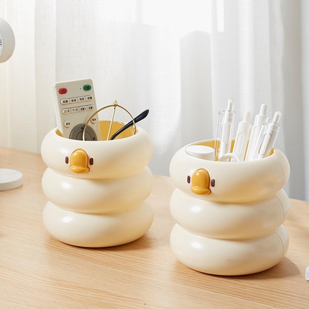 Cute Desktop Pencil Holder Large Capacity Desk Pen Holder Pencil Cup Pot Student Use