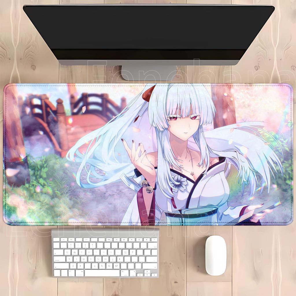Hiyuki Wuthering Waves Gaming Mousepad Computer offices keyboard Mouse Pad Anime Nonslip Rubber xmm HD Printing Desk Mat