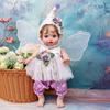 Realistic Full Silicone Vinyl Baby Dolls Reborn 18 Inch Cosplay Fairy Angel Cute Babies Doll with Wing Fashion Christmas Gifts Toy Decoration