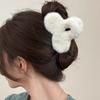 AWAYTR Plush Cross Hair Claws Cute Hair Clips Crab For Women Girl Gift Hair Accessories Valentine Headwear