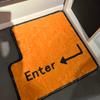 VIKAMA Enter Shape Key Creative Floor Mat Kitchen Rug Doormat Welcome Mat Bathroom Mat Rug For Bedroom Carpet For Live Room Home