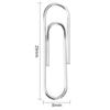 Deli 0018 Nickel-Plated Anti-Rust Paperclips