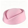 Classical French Flight Attendant Hat Polyester Stewardess Costume Accessoris Women Winter Fashion Headwear