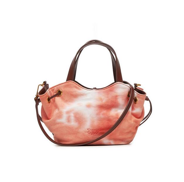 Bag PINKO Pagoda Small Shopper PE 24 PLTT 102910 A1MB Orange