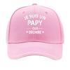PAPY Vintage for Unisex  Women  Adjustable Snapback Look Je Suis Un Pappy Print Outdoor Fishing  Sandwich Baseball Cap
