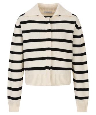 Vanake Wide Collar St Pattern Cardigan_Vb44Kcq301Z