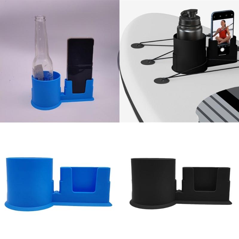 Universals Water Sports Drink Beverages Holder and Smartphone Mount for Surfboard Kayaks Accessories