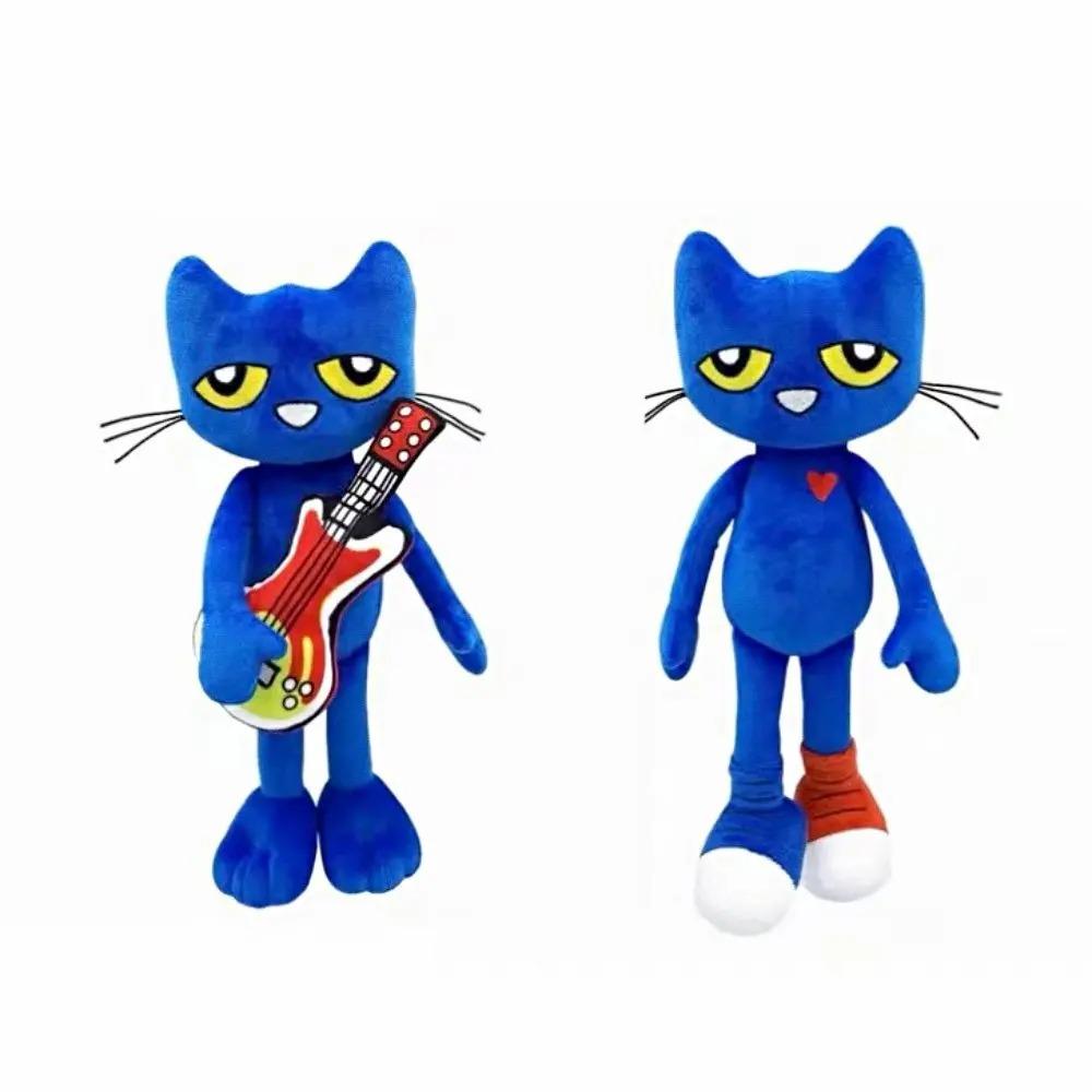 Pete the Cat Hand Puppet Plush Doll Pizza Party Soft Plush Blue Cat Stuffed Animal Toy  Super Soft Pete Kitty