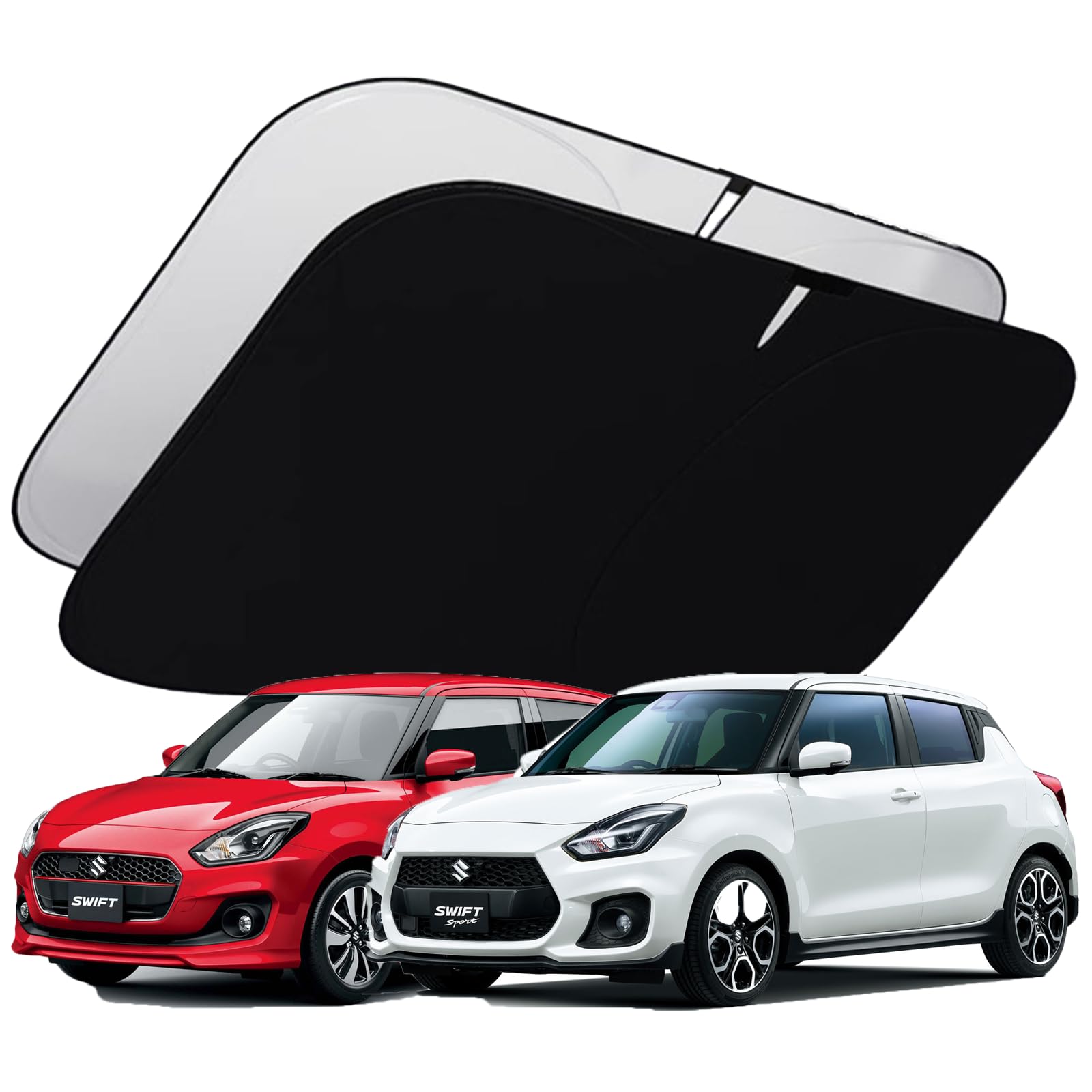 

Wincar Suzuki Swift Sport Front Sun Shade with Taft Storage Bag, Blackout Insulation, Sunshade, Custom Parts, Suzuki Swift Sports Accessories красный