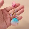 Creative Keychain Shell Car Key Rings Starfishes Key Chain Bag Charm Backpack Pendant Jewelry Accessories