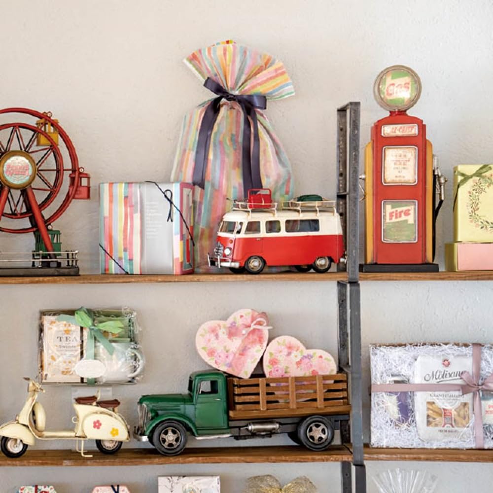 Heads BRZ-INT9 Red Gas Station Tin, 17 X 10 X 39.5 Cm (1 Piece)