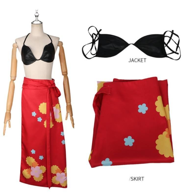 Piece One Theme Cartoon Character Nami Womens Performance Costume Cosplay Set