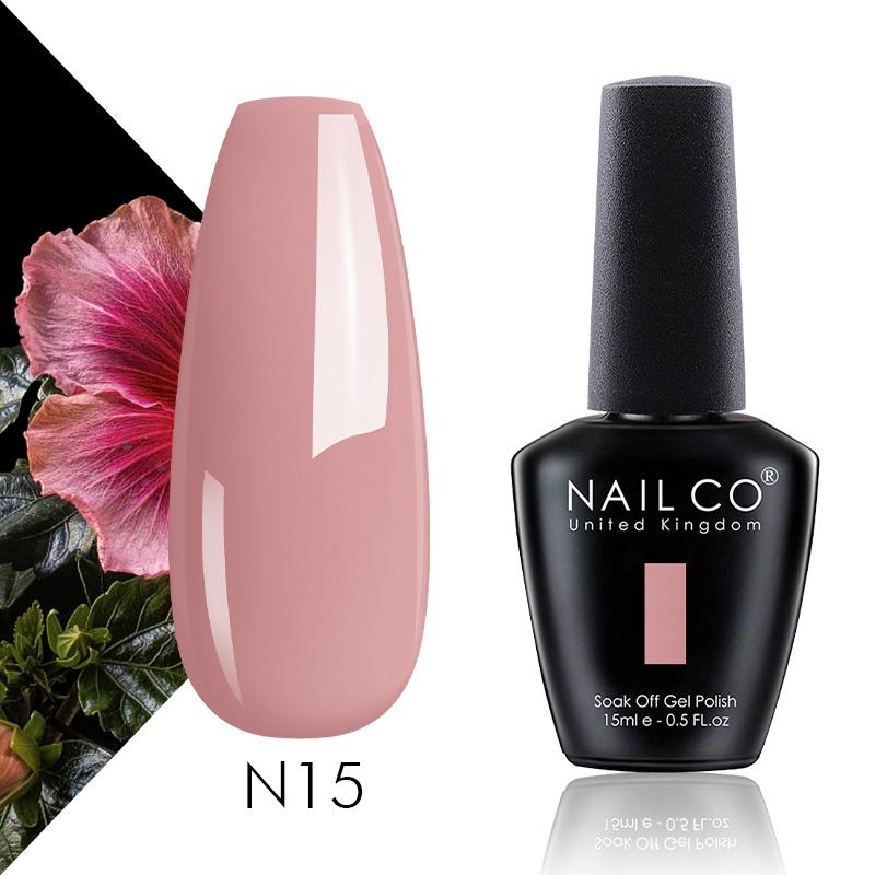 NAILCO 15ml Autumn Winter Brown Coffee Gel Nail Polish Design Nail Art Khaki Nude Color Series Glitter Manicure Set UV Nails Gel