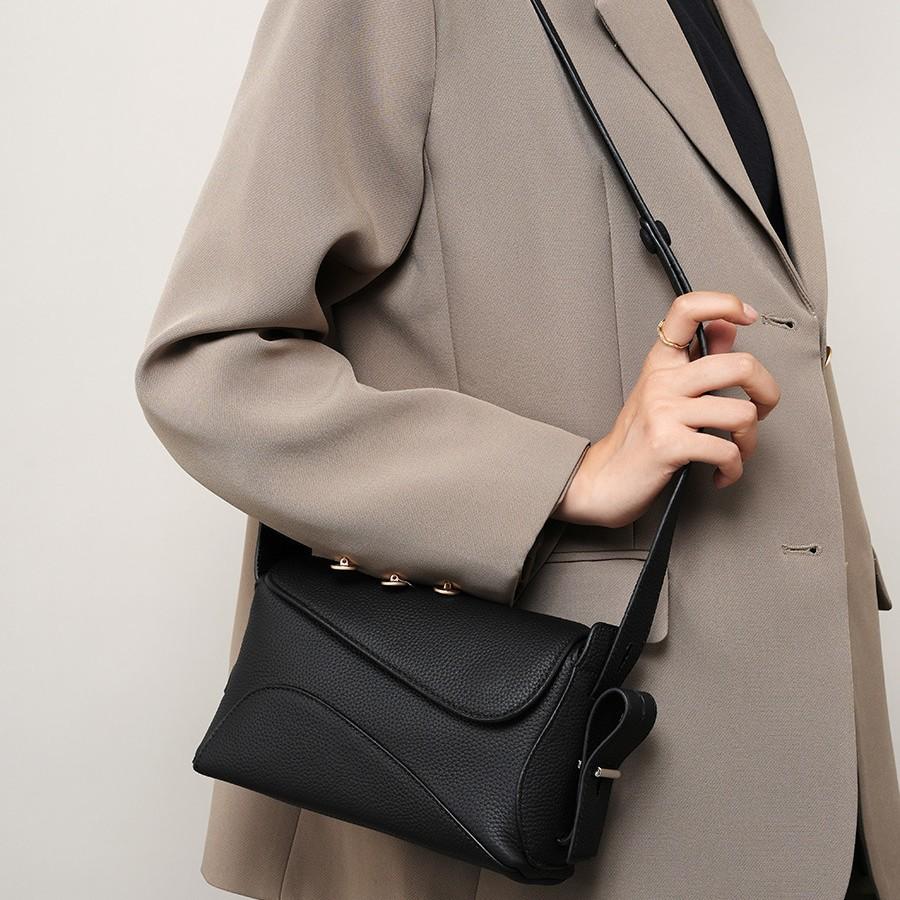 Leather Large-Capacity Underarm Bag Women'S Summer Versatile One-Shoulder Messenger Tote Bag