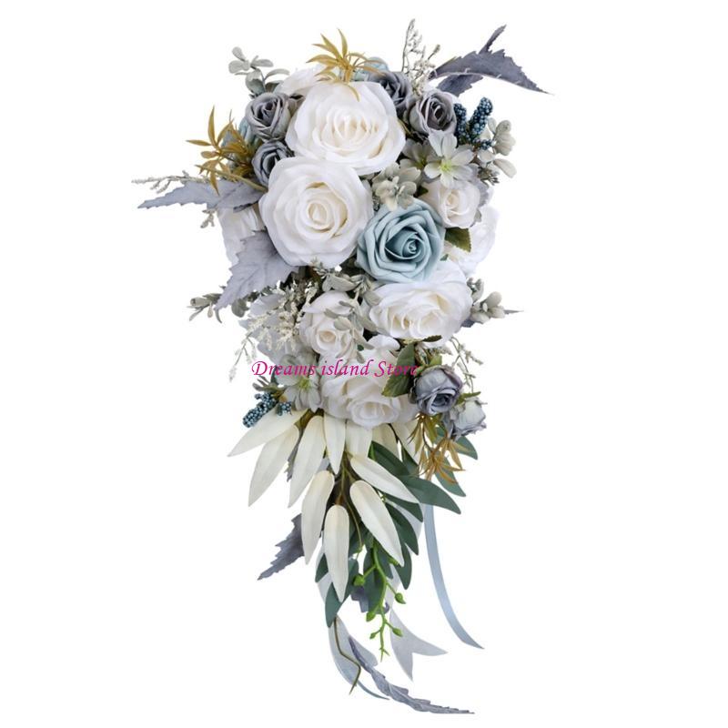 Wedding Bouquets Bridal Bouquets for Wedding Decorations, Ceremony, Anniversary HX6C