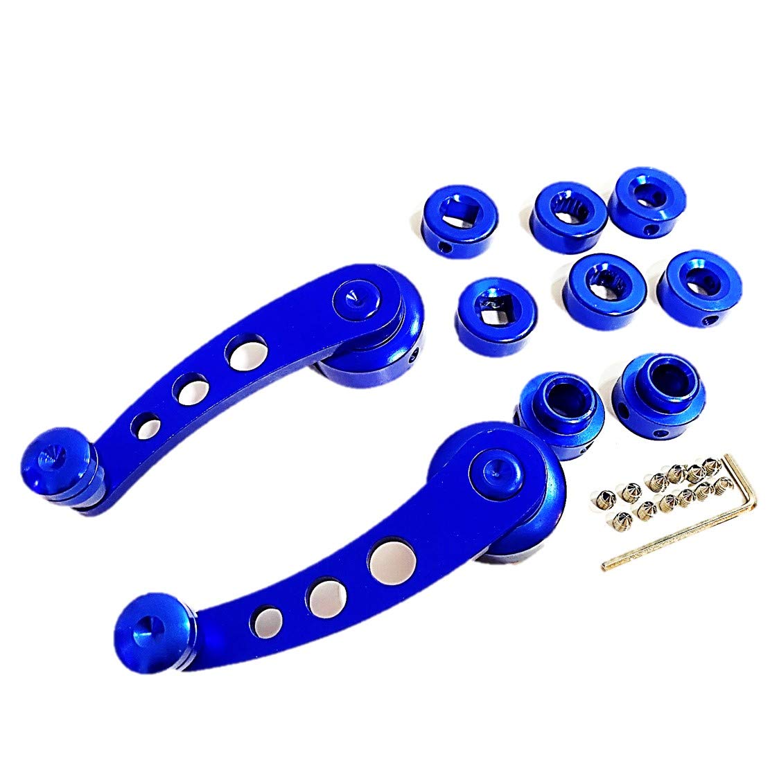 

Universal Aluminum Window Regulator Crank Handle Replacement Part for Classic Cars, Jimny, and Light Trucks (05 Blue)