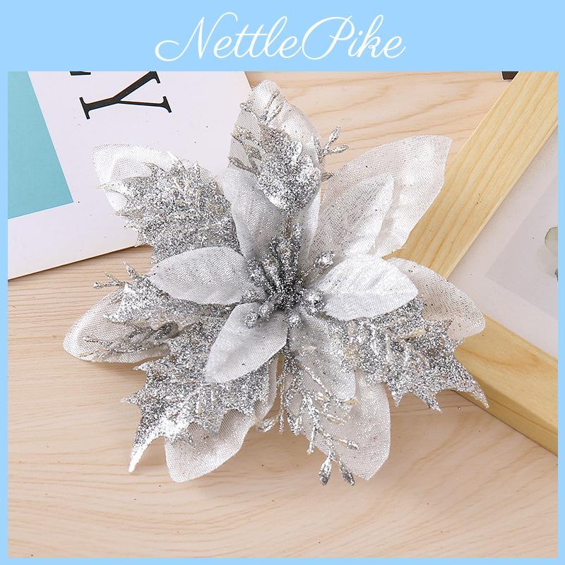Christmas Flower Assortment With Premium Plastic Material For Festive Tree And Decor Accents