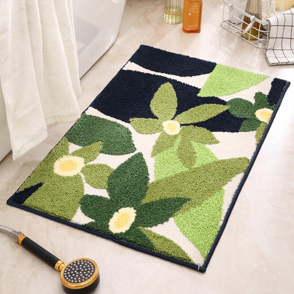 Dopamine Forest Sponge Bathroom Cashmere Thickening Mat Bath Non-slip Carpets In Wash Basin Bathtub  Floor Rug Shower Room Doormat Memory Foam 3D Pad