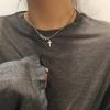 Women's Light Luxury Washable Titanium Steel Hip Hop Clavicle Necklace - Trendy Cold Style Sweater Chain Accessories