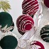 16Pcs Creative Christmas Decoration Pendant 6cm Shiny Xmas Tree Hanging Pendants Plastic Elegant Christmas Tree Decoration